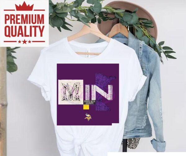 Minnesota Vikings 2025 Nfl Draft Cluster Shirt