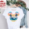 Retro Mickey Summer Vibes Tropical Disney Beach Shirt