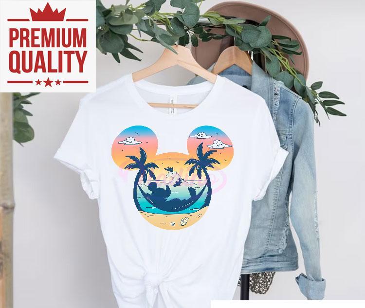 Retro Mickey Summer Vibes Tropical Disney Beach Shirt 4 Retro Mickey Summer Vibes Tropical Disney Beach Tshirt