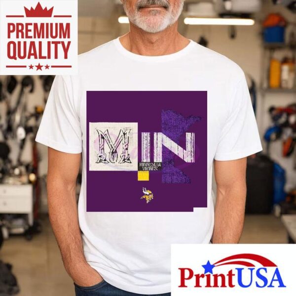 Minnesota Vikings 2025 Nfl Draft Cluster Shirt