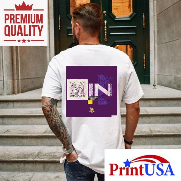Minnesota Vikings 2025 Nfl Draft Cluster Shirt