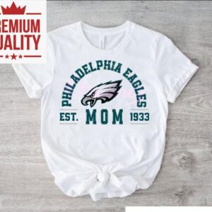 Vintage Philadelphia Eagles Football Mom Arched Est Tshirt