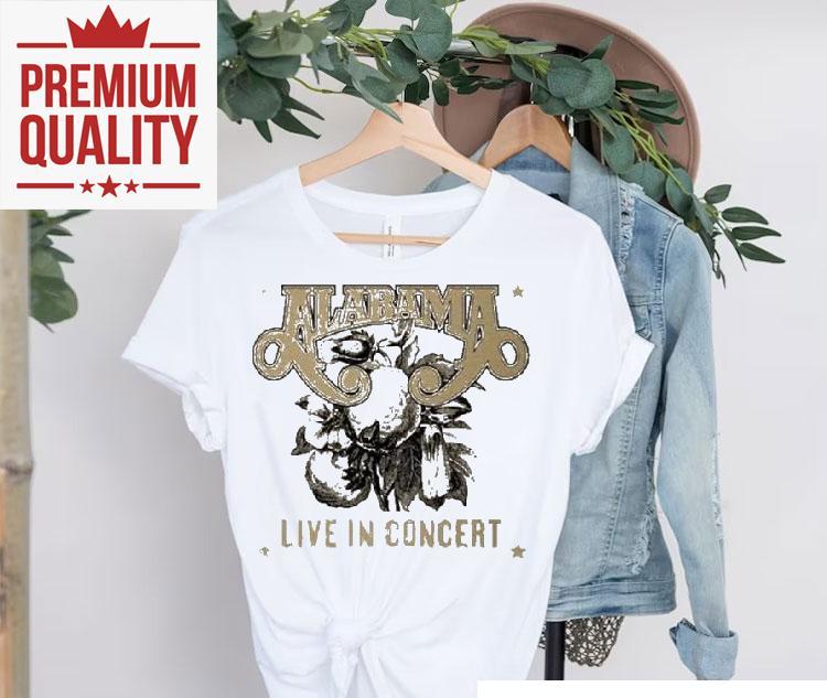 Alabama band high cotton tour live performance tshirt 4 Alabama Band High Cotton Tour Live Performance T Tshirt