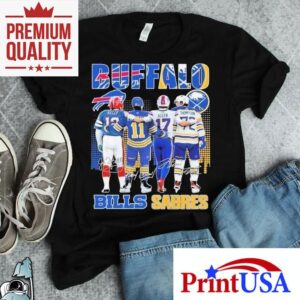 Buffalo Legends Josh Allen Tage Thompson And More Autographed T-shirt