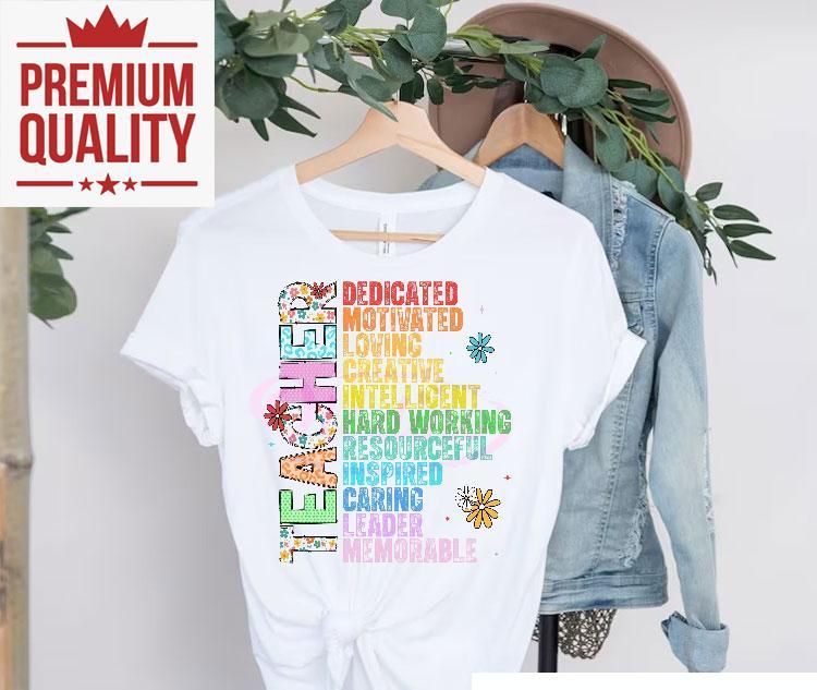 Celebrate educators with colorful rainbow design back to school t-shirt 4 Celebrate Educators With Colorful Rainbow Design Back To School Tshirt