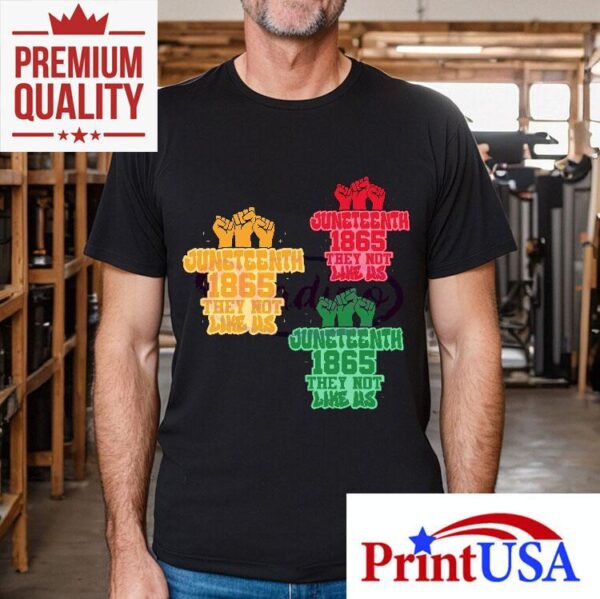 Celebrate freedom with our exclusive Juneteenth 1865 Afro American pride t-shirt