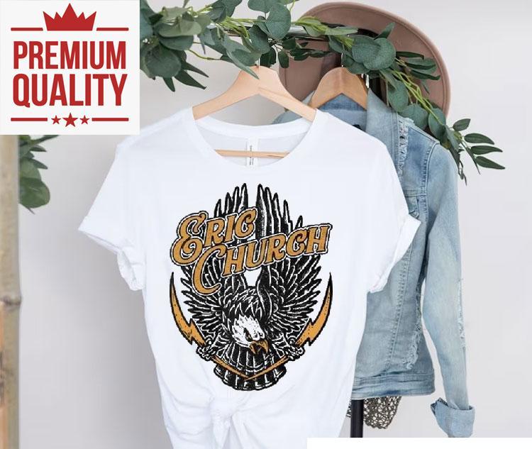 Eric Church iconic eagle lightning bolt design tshirt 4 Eric Church Iconic Eagle Lightning Bolt Design T Tshirt