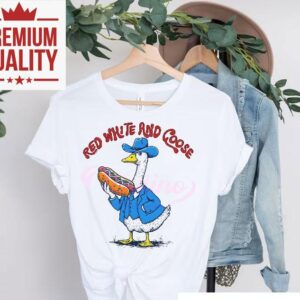 Funny 4th Of July Patriotic Goose Design Tshirt