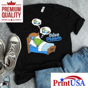 Navy Blue Nature Inspired Sleep T-shirt