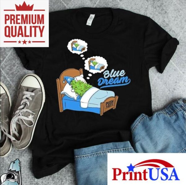 Navy Blue Nature Inspired Sleep T-shirt