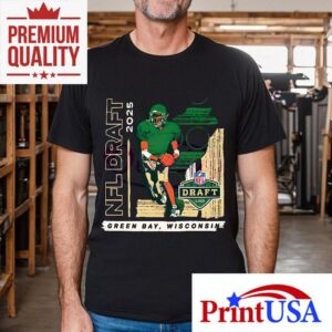 Nfl Draft 2025 Green Bay Player Graphic Shirt