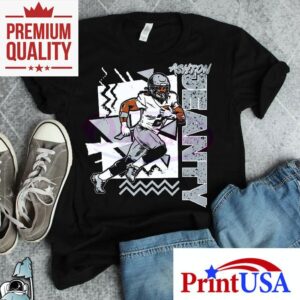 Retro S Ashton Jeanty Las Vegas Raiders Tshirt