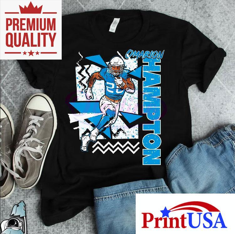 Retro 90s Omarion Hampton Los Angeles Chargers Shirt 4 Retro S Omarion Hampton Los Angeles Chargers Tshirt