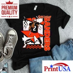 Retro 90s Shedeur Sanders Cleveland Browns Football Shirt