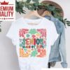 Retro Floral Graduation Senior 2025 Celebration Summer Shirt