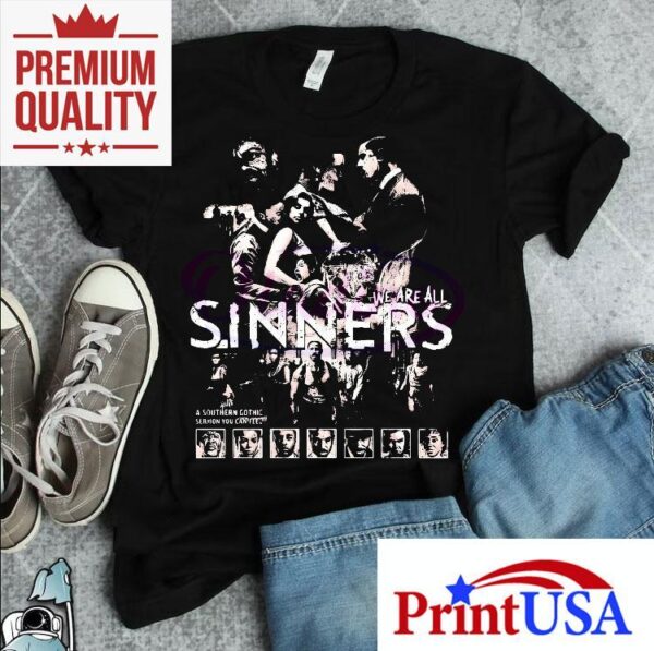 Southern Gothic vibes in this soulful sermon t-shirt
