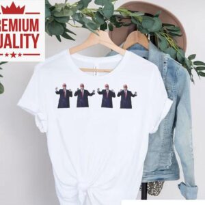Trump supporters groove in patriotic t-shirt
