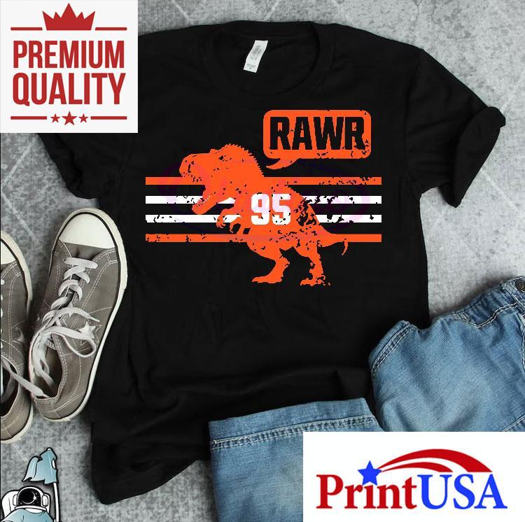 Vintage Myles Garrett Rawr Cleveland Browns Trex Shirt 4 Vintage Myles Garrett Rawr Cleveland Browns Trex Tshirt