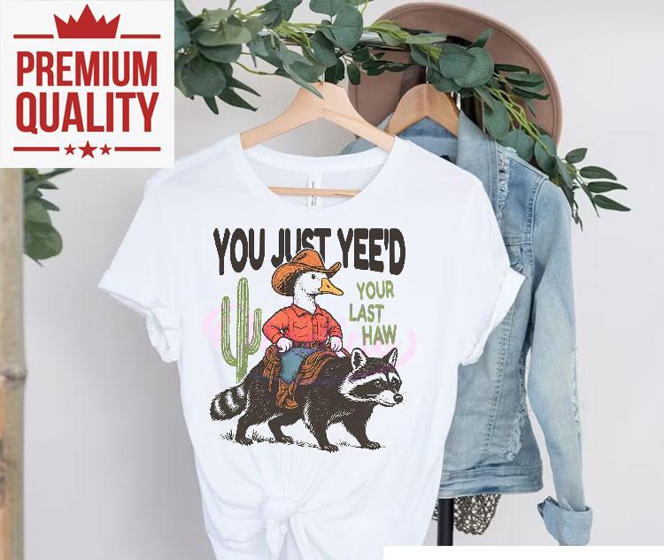 Your final showdown ends with this wild west raccoon t-shirt 4 Your Final Showdown Ends With This Wild West Raccoon Tshirt