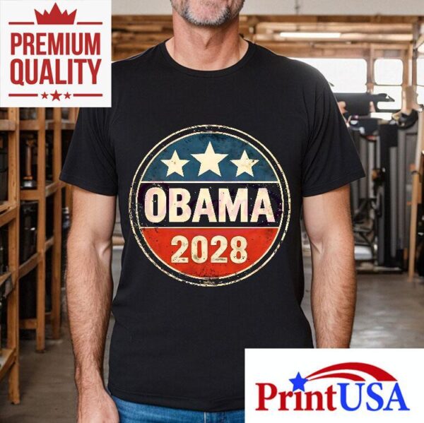 Barack Obama 2028 Funny Trump Vs Obama Political Shirt