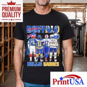 Buffalo Legends Josh Allen Tage Thompson And More Autographed T-shirt