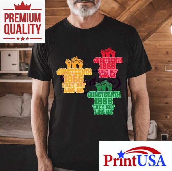 Celebrate freedom with our exclusive Juneteenth 1865 Afro American pride t-shirt