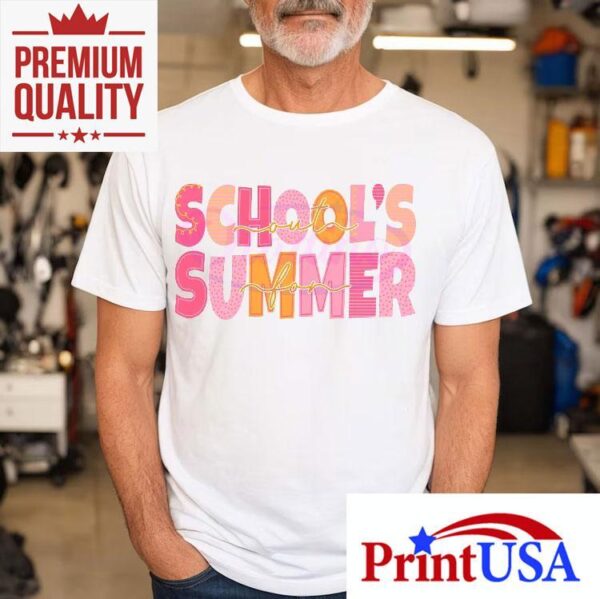 Celebrate the final school bell with this fun summer break tshirt