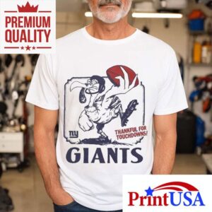 Giants celebrate scoring success with stylish t-shirt