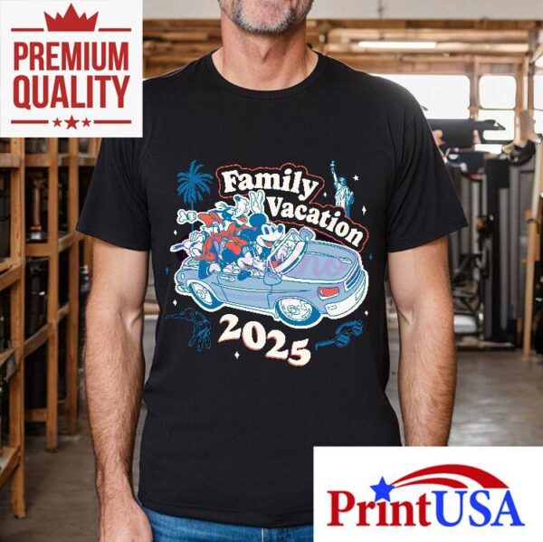 Mickey and pals adventure family getaway 2025 t-shirt