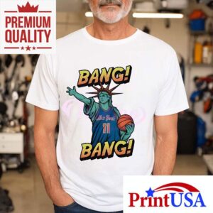 New York Knicks liberty inspired basketball tshirt