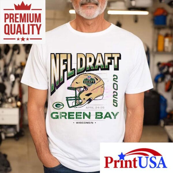 Nfl Draft 2025 Green Bay 47 Helmet Franklin Shirt