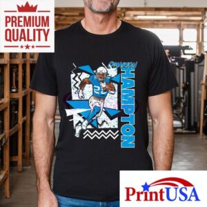 Retro 90s Omarion Hampton Los Angeles Chargers Shirt