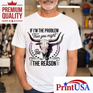 Retro Cowgirl Skull Design If Im The Issue T Tshirt