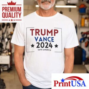 Support the Trump Vance campaign with this patriotic 2024 tshirt