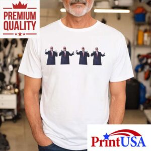 Trump supporters groove in patriotic t-shirt