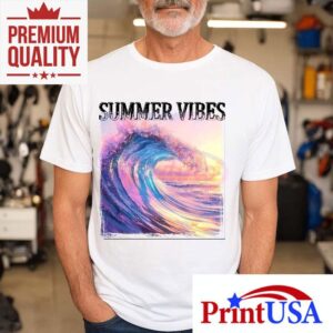 Vibrant Beach Sunset Design On A Cool Tshirt