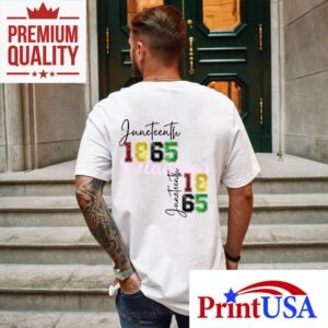 Junenth Glitter Black History African American Pride Tshirt