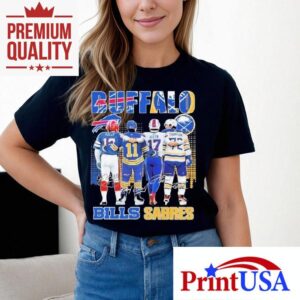 Buffalo Legends Josh Allen Tage Thompson And More Autographed Tshirt