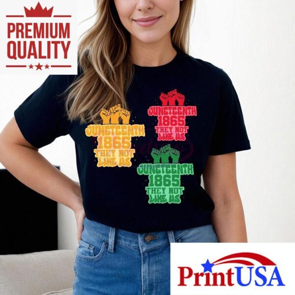 Celebrate freedom with our exclusive Juneteenth 1865 Afro American pride t-shirt