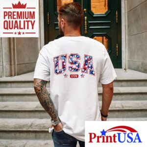 Celebrate Freedom With This Vintage American Flag Design T Tshirt