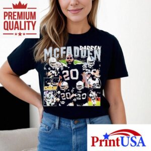 Darren Mcfadden Vintage Raiders Football T Tshirt