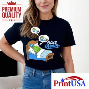 Navy Blue Nature Inspired Sleep Tshirt