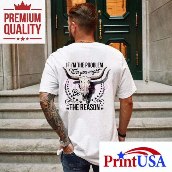 Retro Cowgirl Skull Design If Im The Issue Tshirt