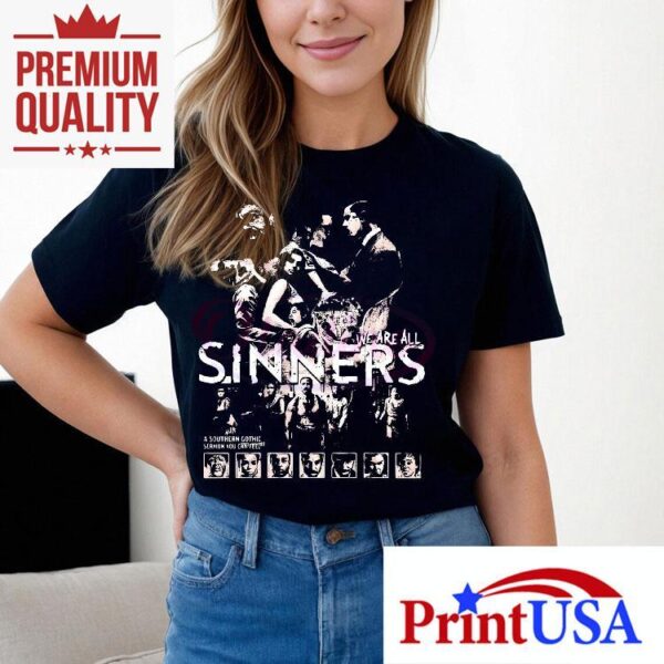 Southern Gothic vibes in this soulful sermon t-shirt