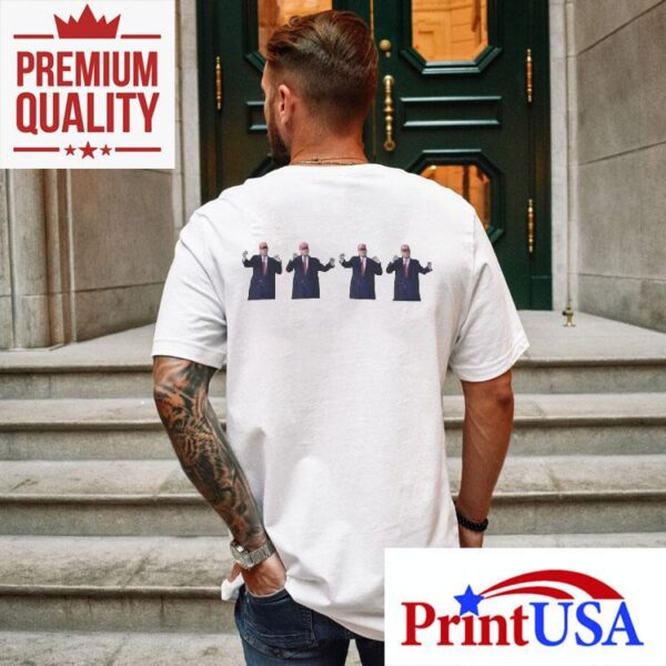 Trump supporters groove in patriotic t-shirt