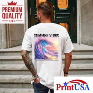 Vibrant Beach Sunset Design On A Cool Tshirt