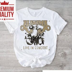 Alabama Band High Cotton Tour Live Performance T Tshirt