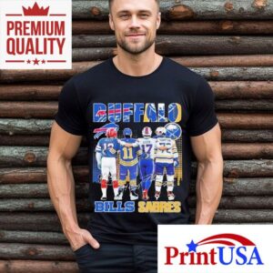Buffalo Legends Josh Allen Tage Thompson And More Autographed Tshirt