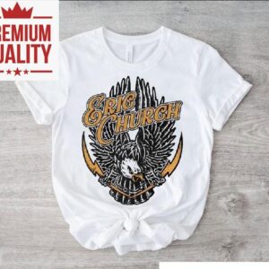 Eric Church Iconic Eagle Lightning Bolt Design T Tshirt