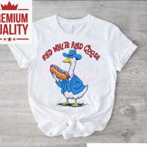 Funny Th Of July Patriotic Goose Design T Tshirt